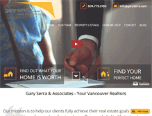 Tablet Screenshot of garyserra.com